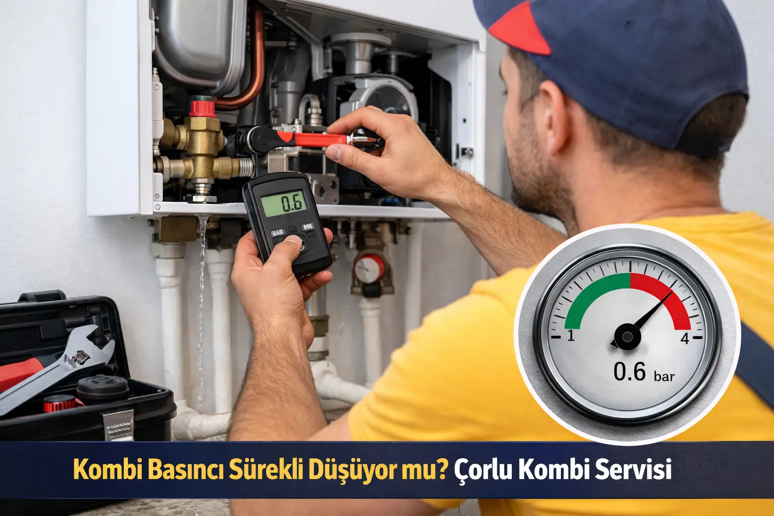 Kombi Basıncı Neden Sürekli Düşer? Çorlu Kombi Servisi 2026 Güncel Rehber