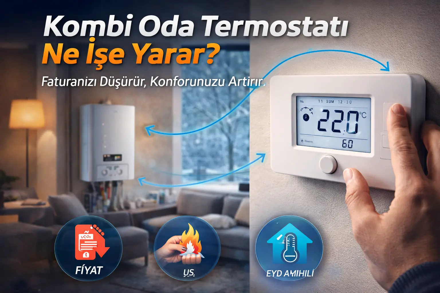 Kombi Oda Termostatı Ne İşe Yarar?