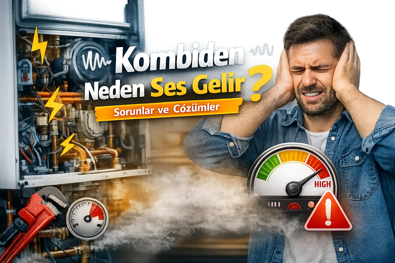 Kombiden Neden Ses Gelir? En Yaygın Sebepler ve Çözümleri