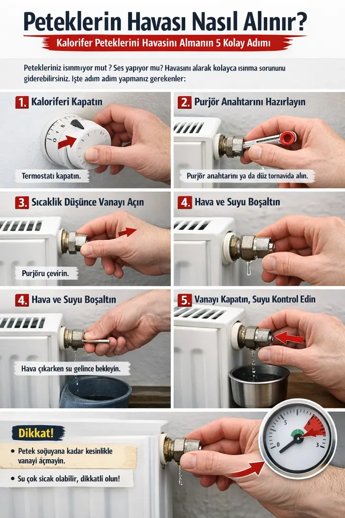 Peteklerin Havası Nasıl Alınır?