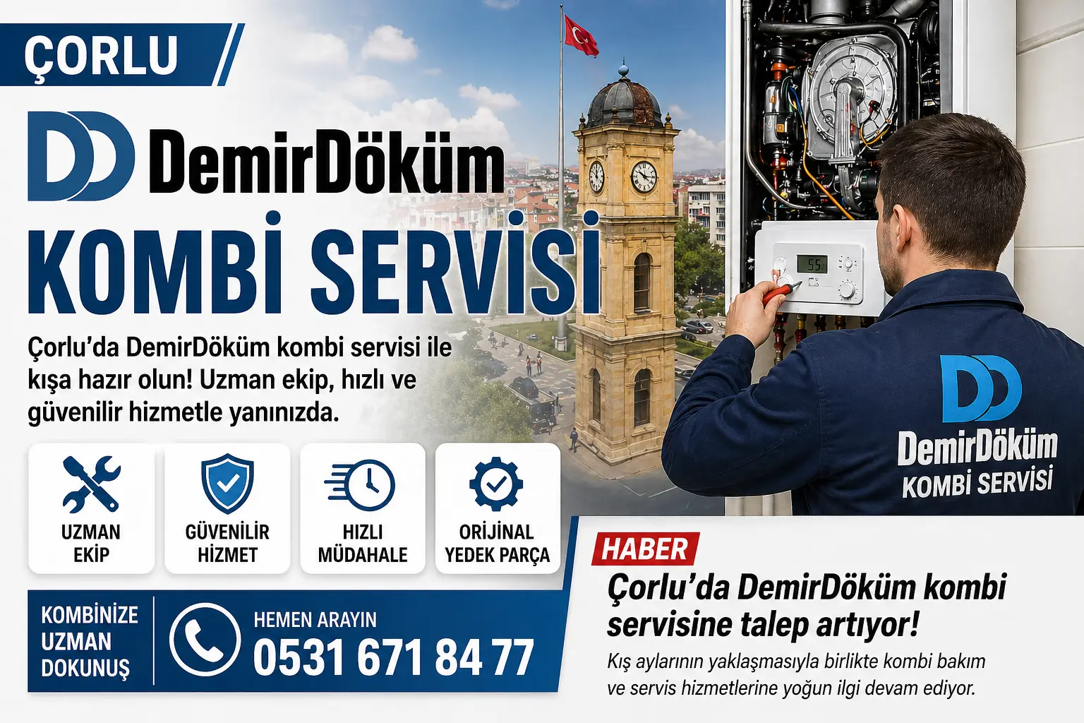Çorlu Demirdöküm Servisi: Kaliteli Hizmetin Adresi