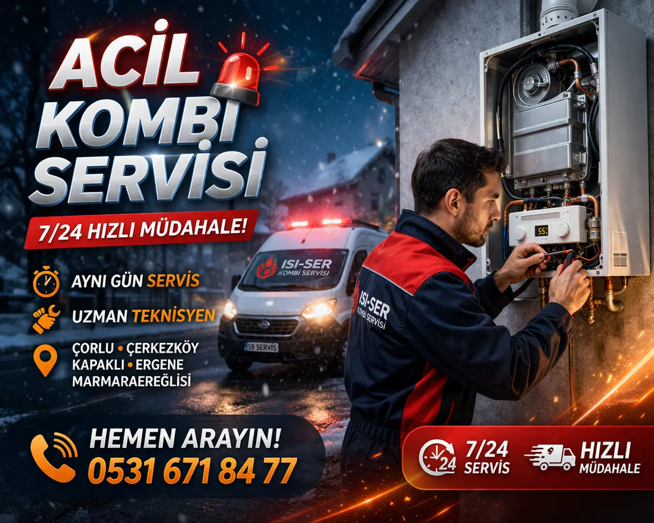 Acil Kombi Servisi
